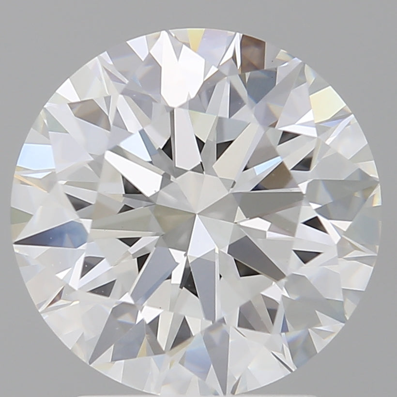 3.01 Carat Round Shaped, Ideal Cut, E Color, VVS2 Clarity, IGI Certified Lab Grown Diamond