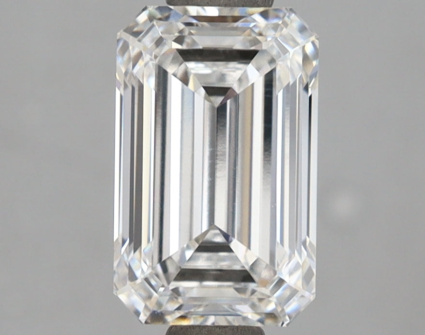 2.05 Carat Emerald Shaped, Ideal Cut, E Color, VVS1 Clarity, IGI Certified Lab Grown Diamond