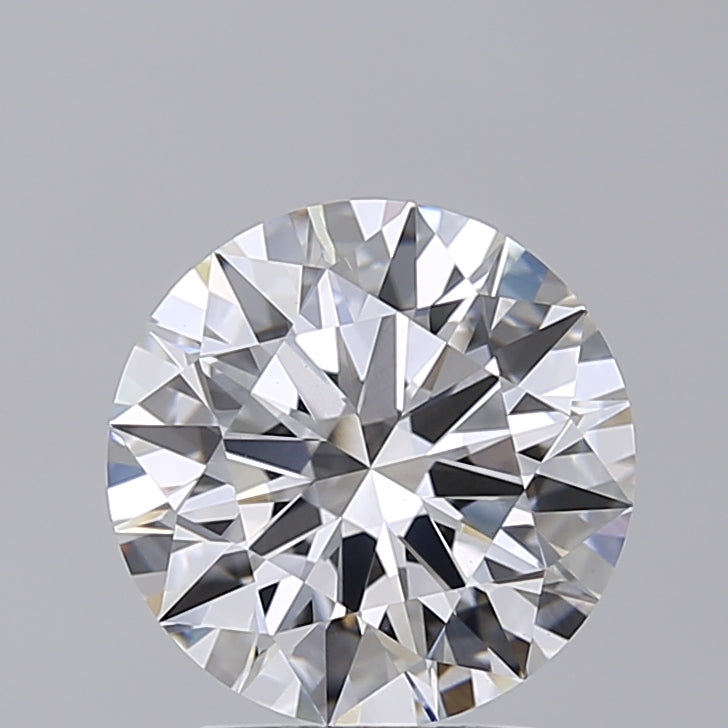 3.02 Carat Round Shaped, Ideal Cut, F Color, VVS2 Clarity, IGI Certified Lab Grown Diamond