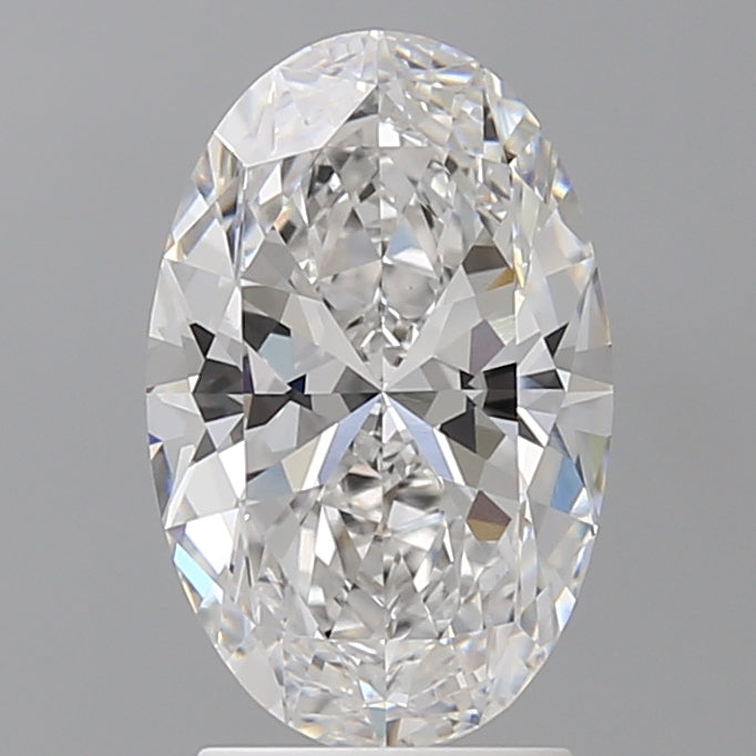 2.53 Carat Oval Shaped, Ideal Cut, E Color, VVS2 Clarity, IGI Certified Lab Grown Diamond