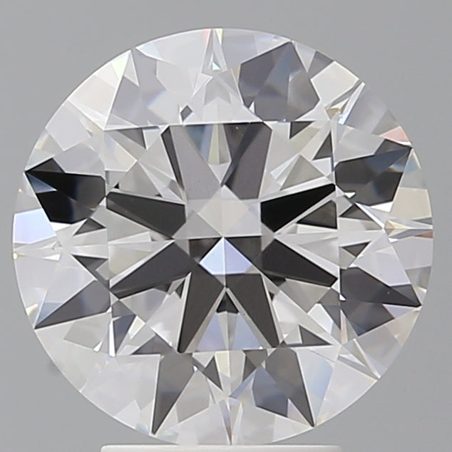 4.10 Carat Round Shaped, Ideal Cut, E Color, VVS2 Clarity, IGI Certified Lab Grown Diamond
