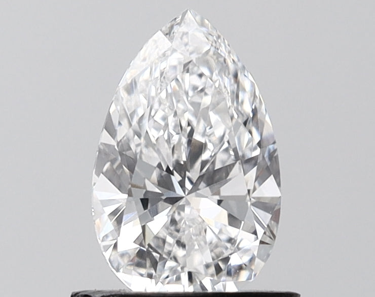 1.00 Carat Pear Shaped, Excellent Cut, D Color, VVS2 Clarity, IGI Certified Lab Grown Diamond