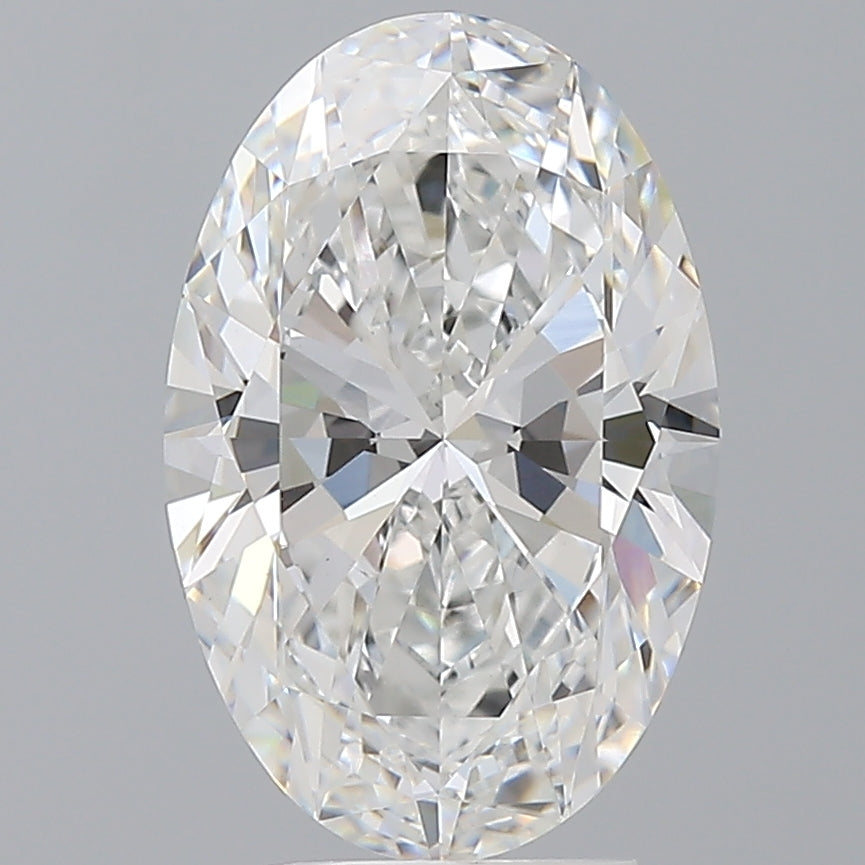 3.52 Carat Oval Shaped, Ideal Cut, E Color, VVS2 Clarity, IGI Certified Lab Grown Diamond