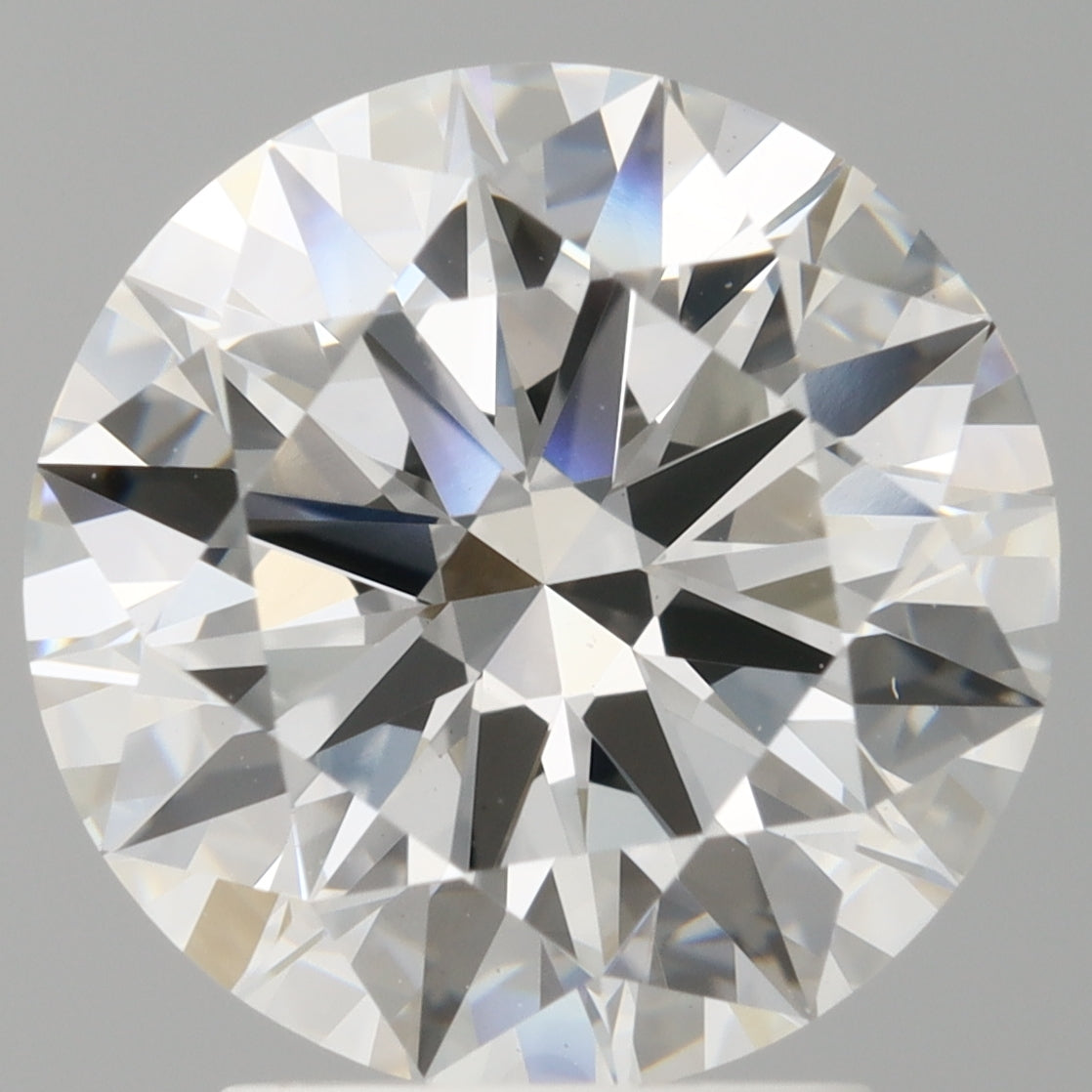 3.05 Carat Round Shaped, Ideal Cut, F Color, VVS2 Clarity, IGI Certified Lab Grown Diamond