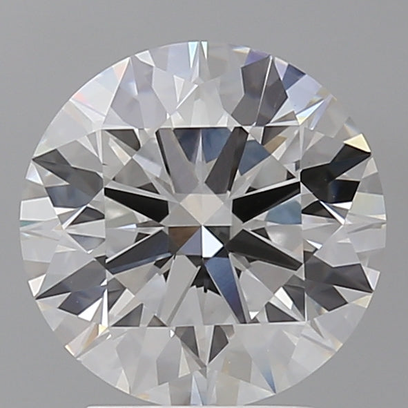 3.05 Carat Round Shaped, Ideal Cut, F Color, VVS2 Clarity, IGI Certified Lab Grown Diamond