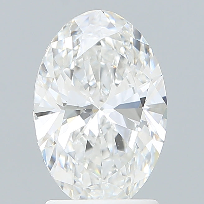 2.01 Carat Oval Shaped, Ideal Cut, E Color, VVS2 Clarity, IGI Certified Lab Grown Diamond