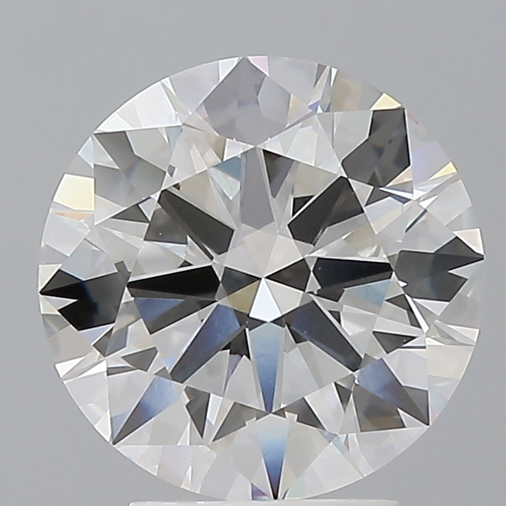 3.57 Carat Round Shaped, Ideal Cut, E Color, VVS2 Clarity, IGI Certified Lab Grown Diamond