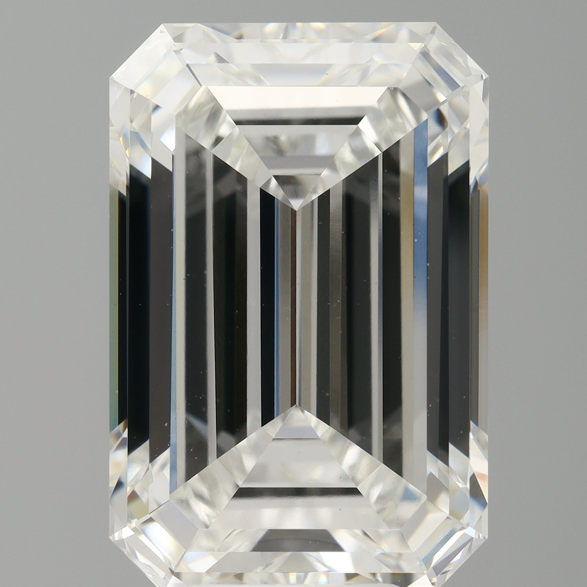 9.04 Carat Emerald Shaped, Ideal Cut, F Color, VVS2 Clarity, IGI Certified Lab Grown Diamond