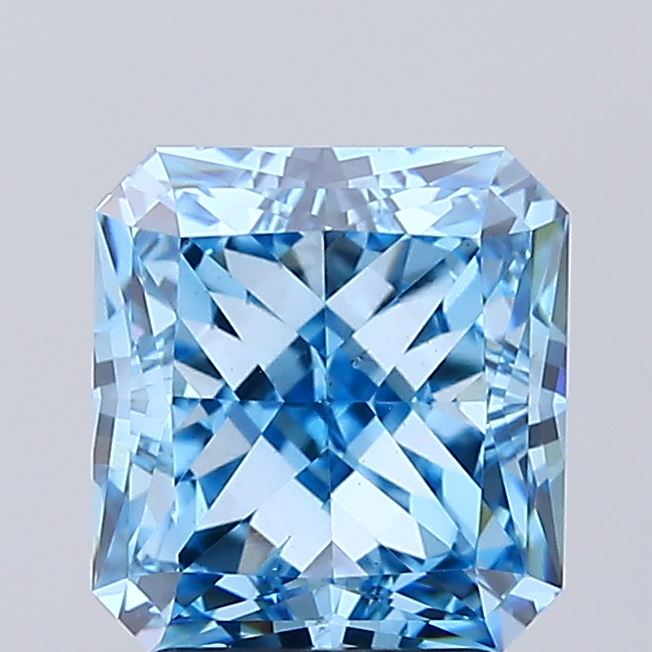 3.01 Carat Radiant Shaped, Ideal Cut, VS1 Clarity, IGI Certified Lab Grown Diamond