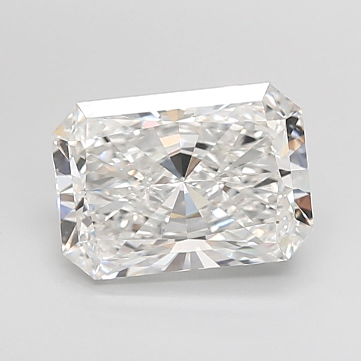 4.01 Carat Radiant Shaped, Ideal Cut, E Color, VVS2 Clarity, IGI Certified Lab Grown Diamond