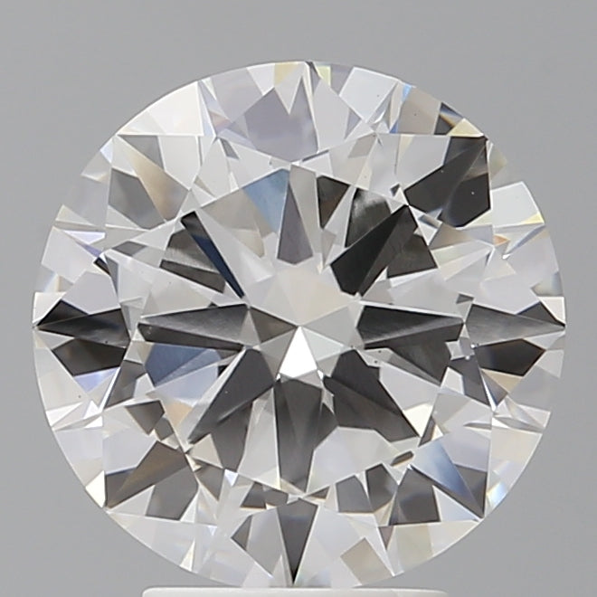4.04 Carat Round Shaped, Excellent Cut, F Color, VS1 Clarity, IGI Certified Lab Grown Diamond
