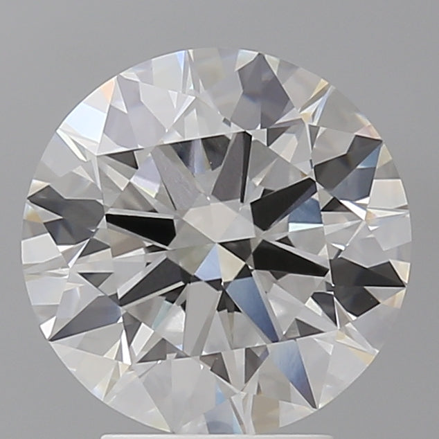 3.57 Carat Round Shaped, Ideal Cut, F Color, VVS2 Clarity, IGI Certified Lab Grown Diamond