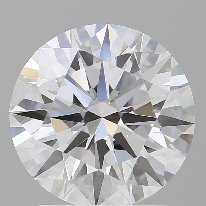 2.02 Carat Round Shaped, Ideal Cut, E Color, VVS2 Clarity, IGI Certified Lab Grown Diamond