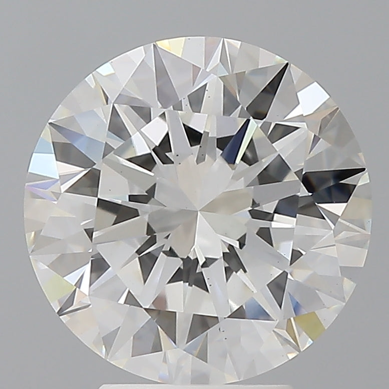 4.50 Carat Round Shaped, Excellent Cut, F Color, VS1 Clarity, IGI Certified Lab Grown Diamond