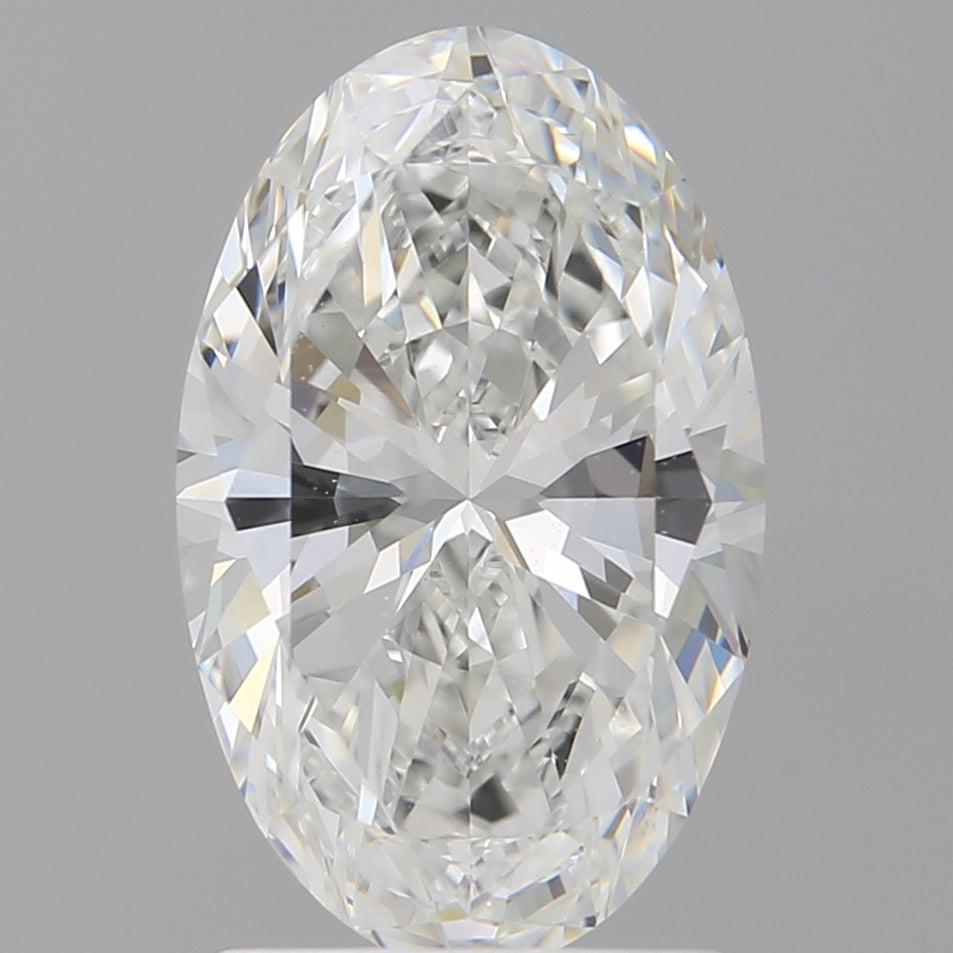 2.03 Carat Oval Shaped, Ideal Cut, E Color, VVS2 Clarity, IGI Certified Lab Grown Diamond