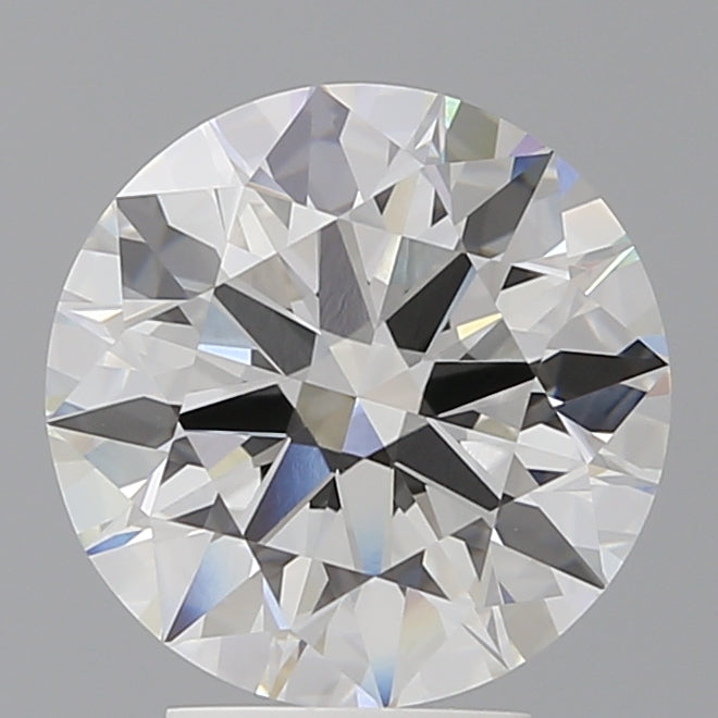 4.06 Carat Round Shaped, Ideal Cut, F Color, VVS2 Clarity, IGI Certified Lab Grown Diamond