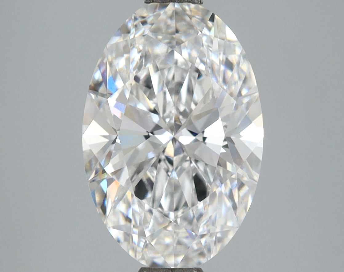 3.08 Carat Oval Shaped, Ideal Cut, D Color, VS1 Clarity, IGI Certified Lab Grown Diamond