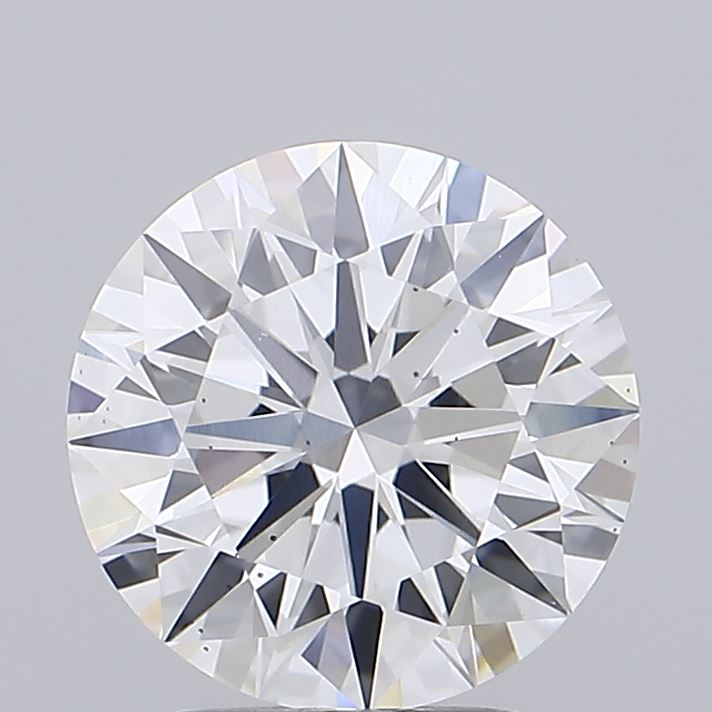 3.10 Carat Round Shaped, Ideal Cut, E Color, VS2 Clarity, IGI Certified Lab Grown Diamond