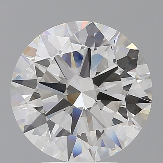 4.02 Carat Round Shaped, Excellent Cut, F Color, VVS2 Clarity, IGI Certified Lab Grown Diamond