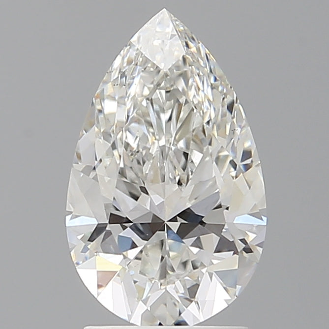 2.10 Carat Pear Shaped, Ideal Cut, F Color, VS1 Clarity, IGI Certified Lab Grown Diamond