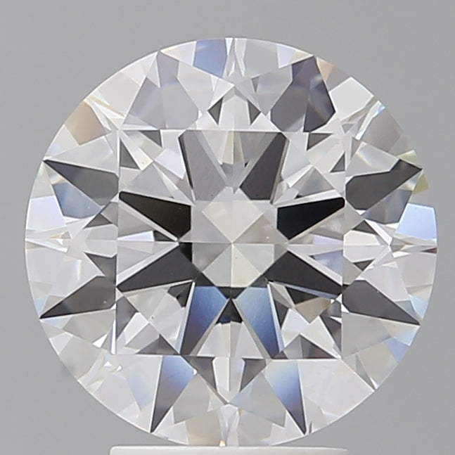 4.03 Carat Round Shaped, Ideal Cut, E Color, VVS2 Clarity, IGI Certified Lab Grown Diamond