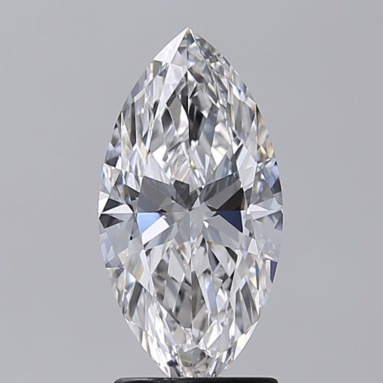 1.96 Carat Marquise Shaped, Excellent Cut, E Color, VVS1 Clarity, IGI Certified Lab Grown Diamond