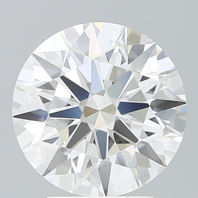 3.31 Carat Round Shaped, Ideal Cut, F Color, VS2 Clarity, IGI Certified Lab Grown Diamond