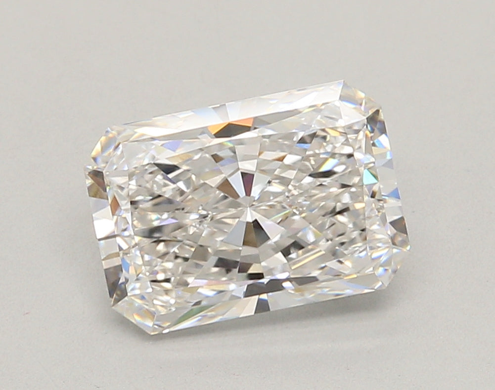 3.04 Carat Radiant Shaped, Ideal Cut, F Color, VVS2 Clarity, IGI Certified Lab Grown Diamond