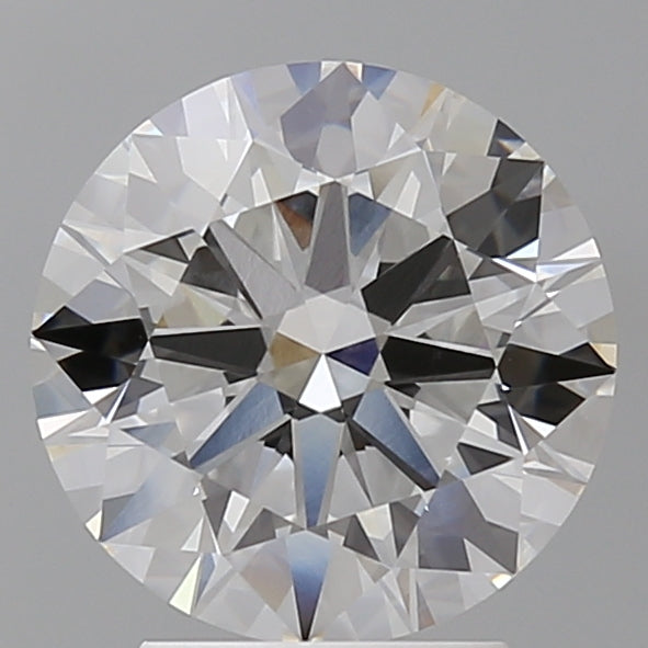 3.08 Carat Round Shaped, Ideal Cut, F Color, VVS2 Clarity, IGI Certified Lab Grown Diamond