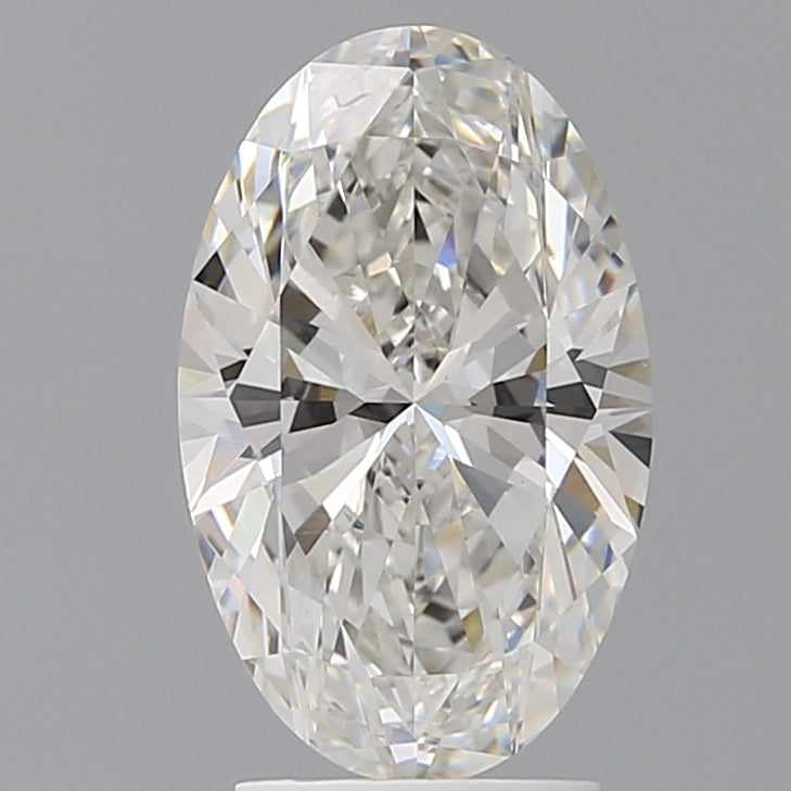 3.09 Carat Oval Shaped, Ideal Cut, F Color, VS1 Clarity, IGI Certified Lab Grown Diamond