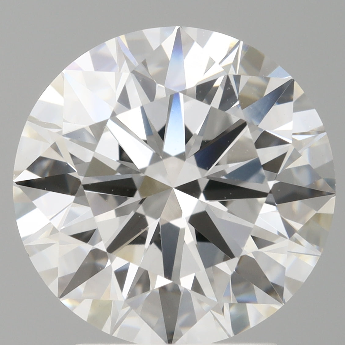3.08 Carat Round Shaped, Ideal Cut, E Color, VVS2 Clarity, IGI Certified Lab Grown Diamond