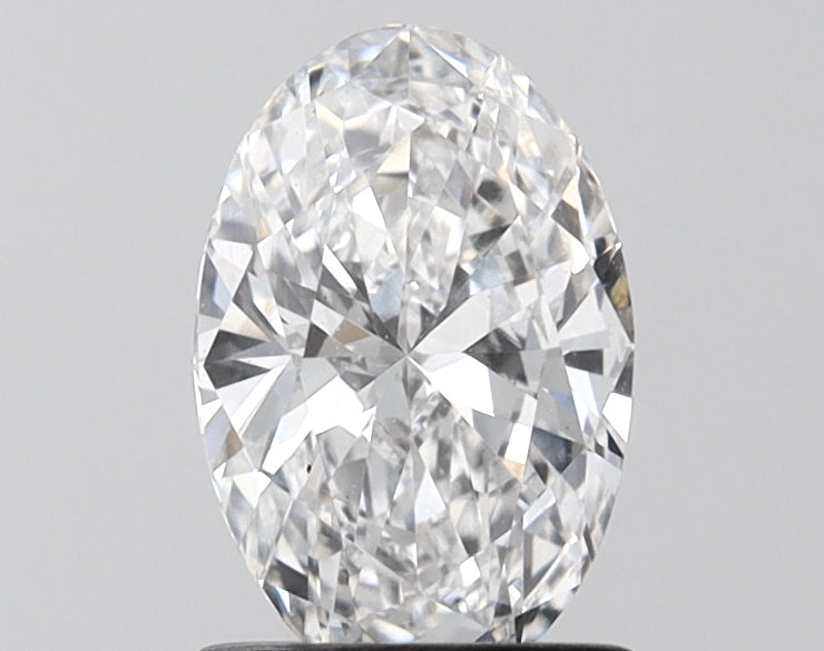 1.11 Carat Oval Shaped, Ideal Cut, D Color, VS1 Clarity, IGI Certified Lab Grown Diamond