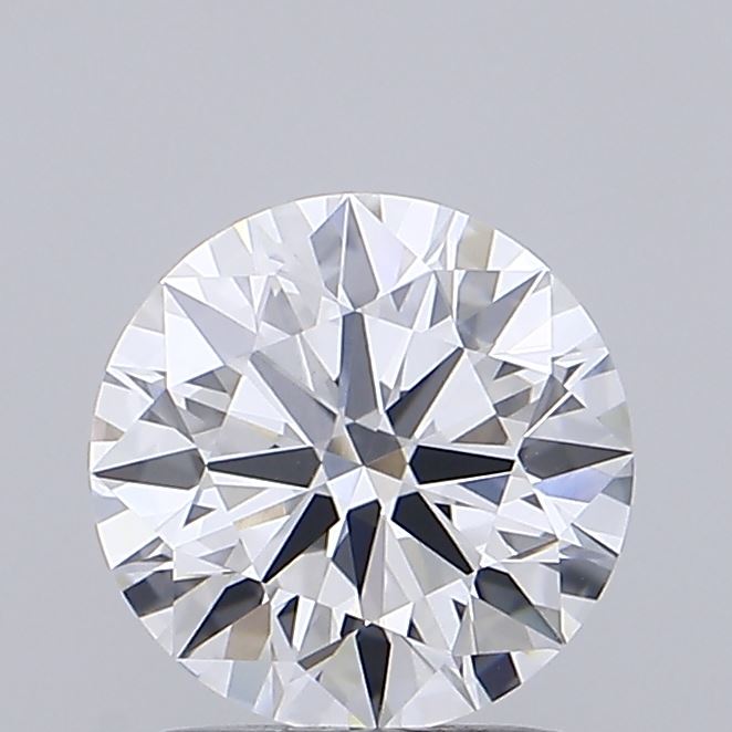 1.59 Carat Round Shaped, Ideal Cut, D Color, VVS2 Clarity, IGI Certified Lab Grown Diamond