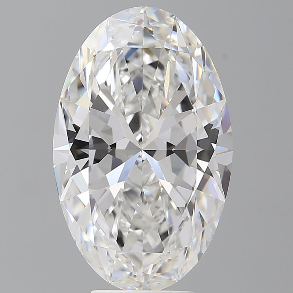6.59 Carat Oval Shaped, Ideal Cut, E Color, VVS2 Clarity, IGI Certified Lab Grown Diamond