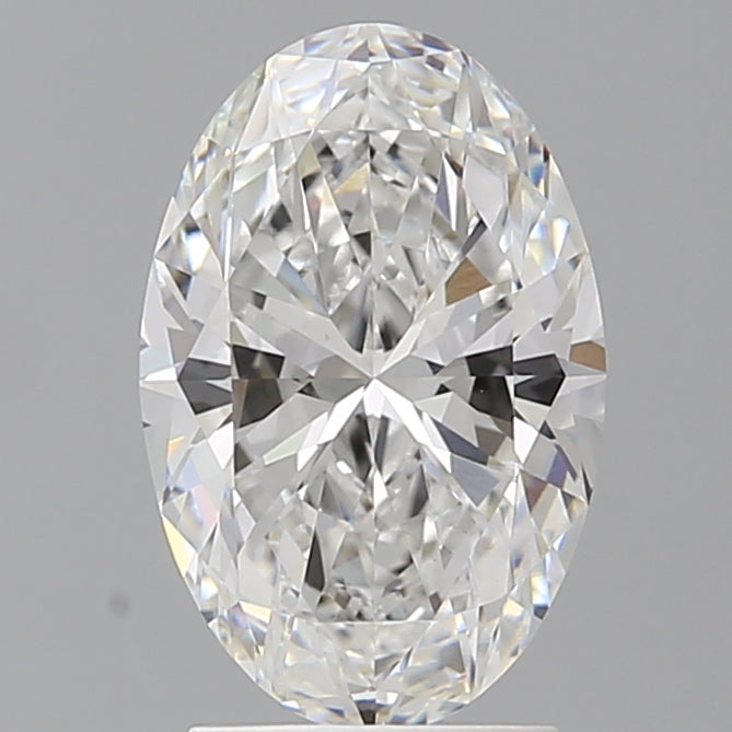 2.59 Carat Oval Shaped, Ideal Cut, E Color, VVS2 Clarity, IGI Certified Lab Grown Diamond