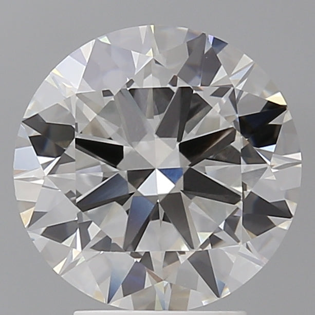 3.55 Carat Round Shaped, Excellent Cut, F Color, VVS2 Clarity, IGI Certified Lab Grown Diamond