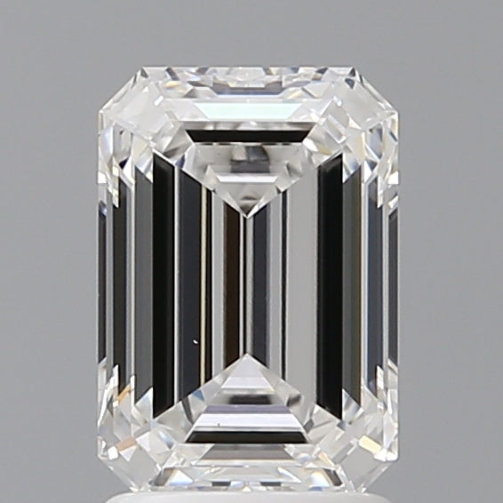 2.04 Carat Emerald Shaped, Ideal Cut, E Color, VVS2 Clarity, IGI Certified Lab Grown Diamond