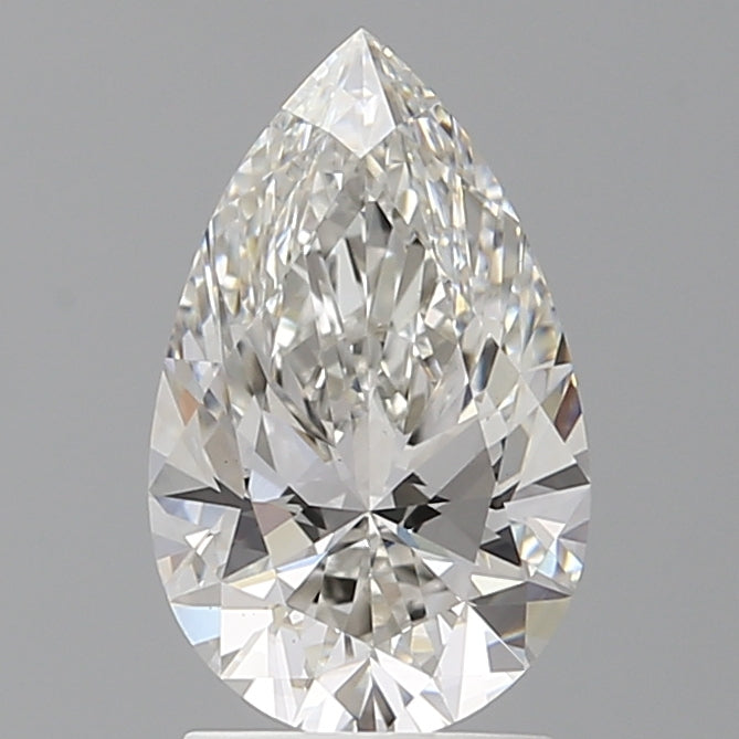 2.02 Carat Pear Shaped, Ideal Cut, F Color, VS1 Clarity, IGI Certified Lab Grown Diamond