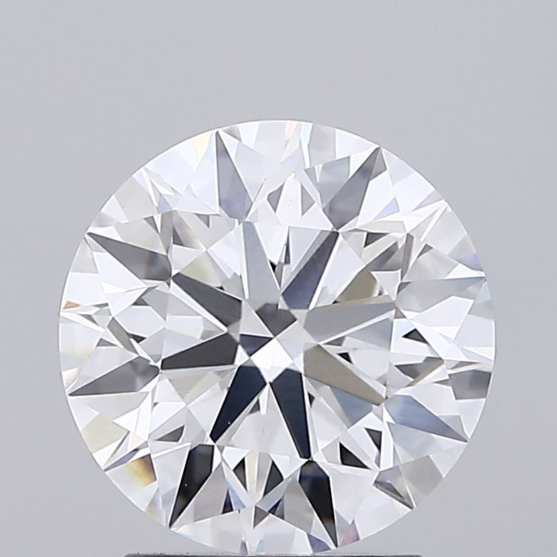 2.33 Carat Round Shaped, Ideal Cut, D Color, VVS2 Clarity, IGI Certified Lab Grown Diamond