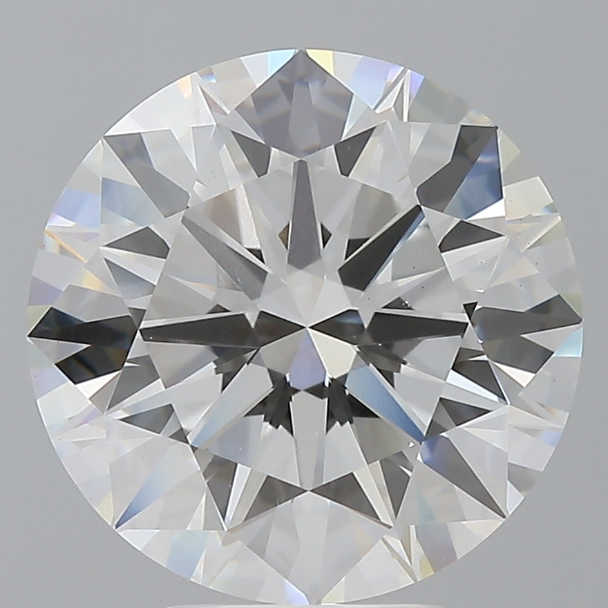 6.56 Carat Round Shaped, Ideal Cut, F Color, VVS2 Clarity, IGI Certified Lab Grown Diamond
