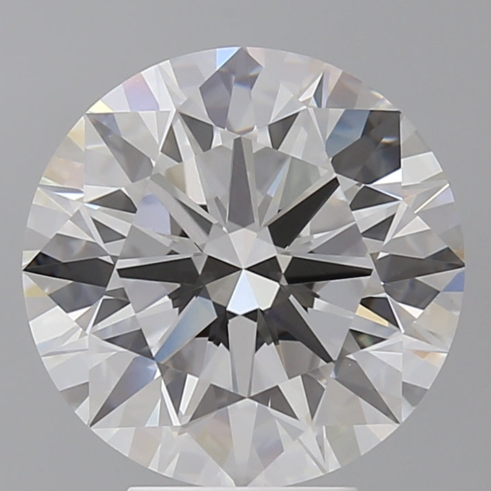 5.57 Carat Round Shaped, Ideal Cut, E Color, VVS2 Clarity, IGI Certified Lab Grown Diamond