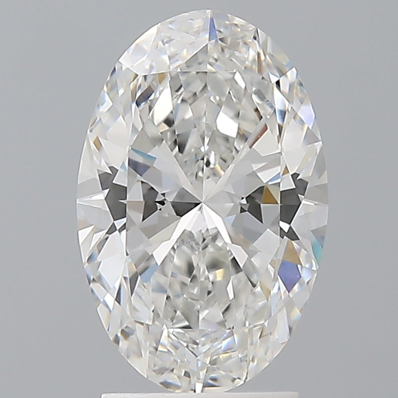 2.56 Carat Oval Shaped, Ideal Cut, E Color, VVS2 Clarity, IGI Certified Lab Grown Diamond