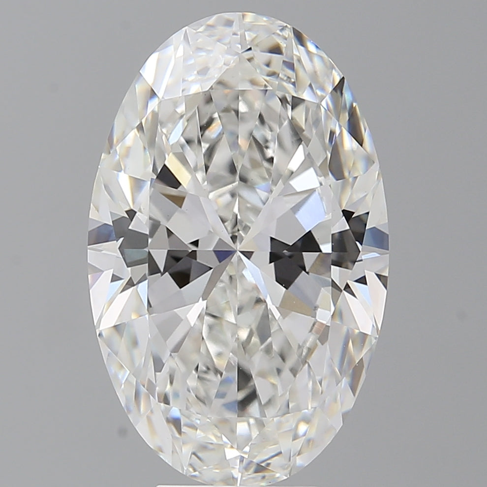 7.54 Carat Oval Shaped, Ideal Cut, E Color, VVS2 Clarity, IGI Certified Lab Grown Diamond