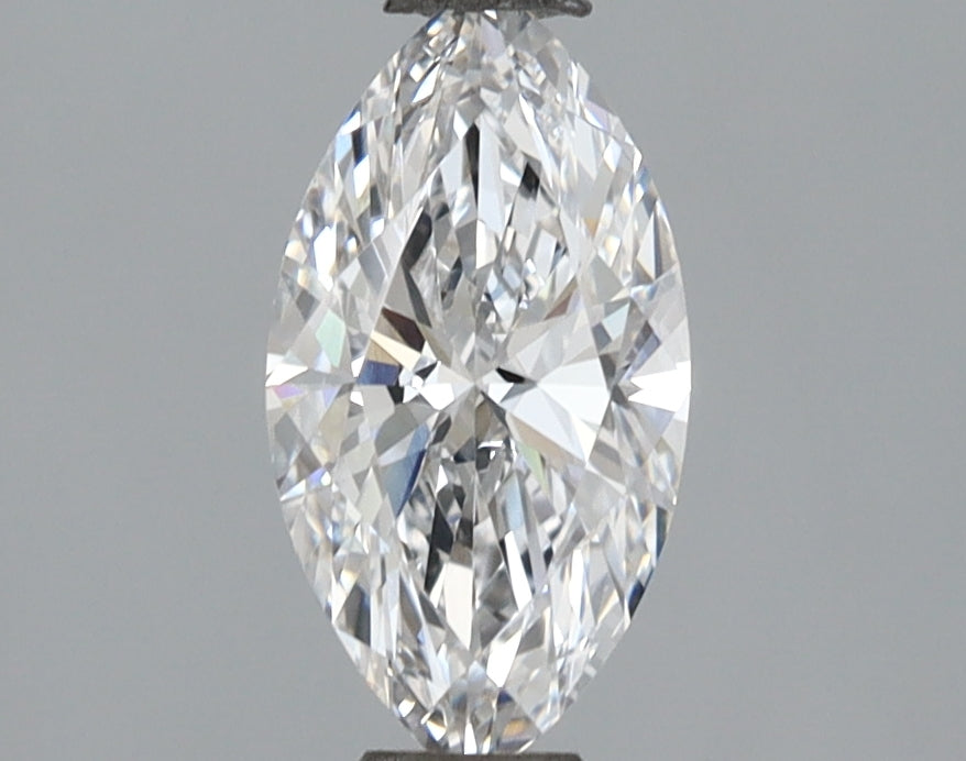 1.04 Carat Marquise Shaped, Ideal Cut, D Color, VVS2 Clarity, IGI Certified Lab Grown Diamond