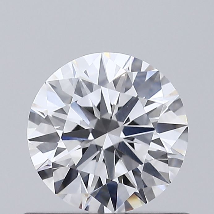 0.54 Carat Round Shaped, Ideal Cut, D Color, VVS2 Clarity, IGI Certified Lab Grown Diamond