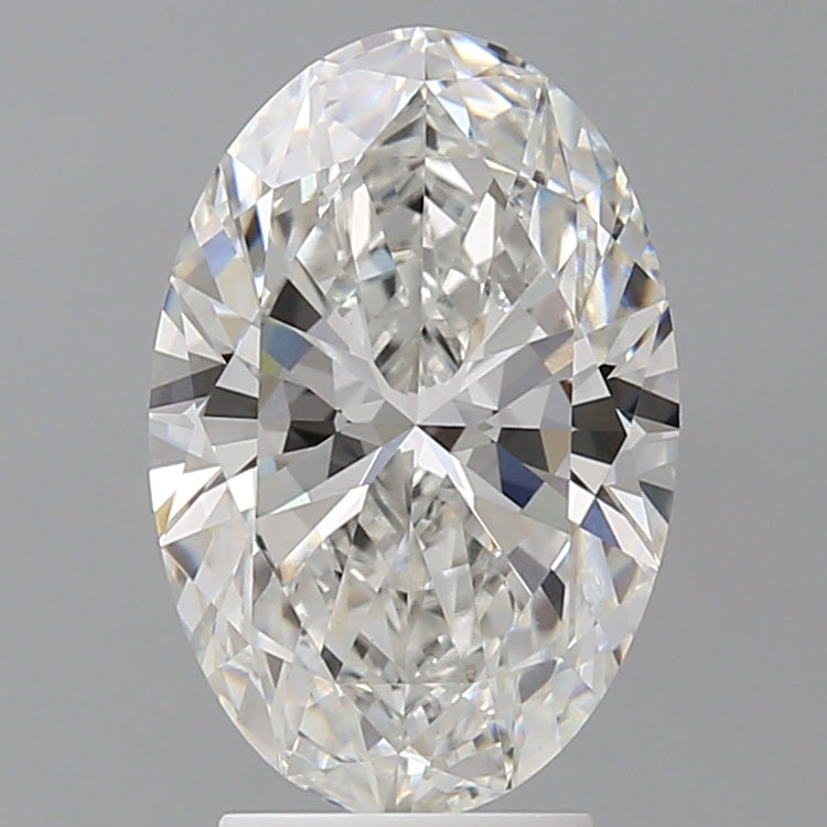 3.58 Carat Oval Shaped, Ideal Cut, F Color, VVS2 Clarity, IGI Certified Lab Grown Diamond