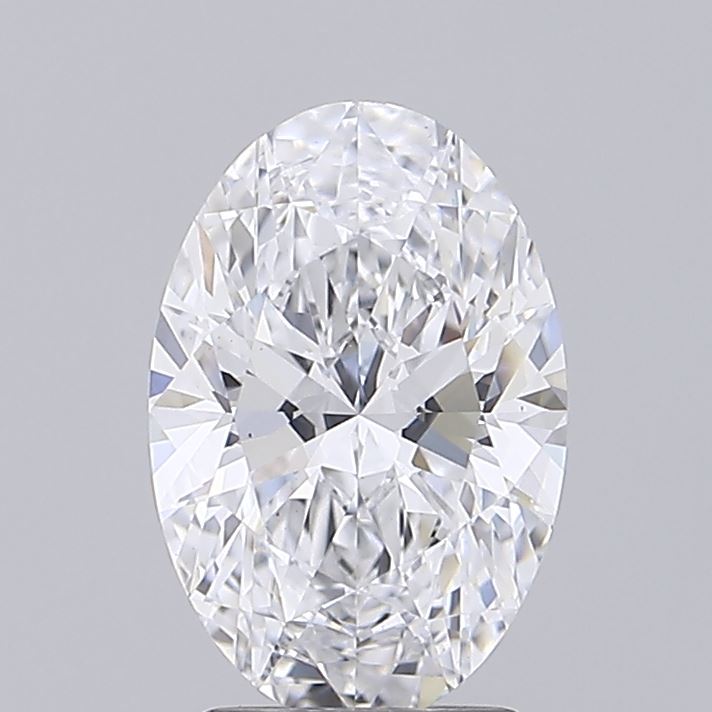 2.33 Carat Oval Shaped, Ideal Cut, D Color, VS1 Clarity, IGI Certified Lab Grown Diamond