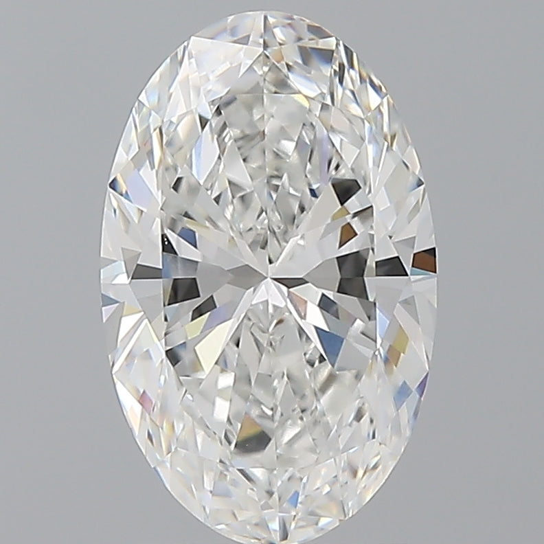 2.58 Carat Oval Shaped, Ideal Cut, E Color, VVS2 Clarity, IGI Certified Lab Grown Diamond