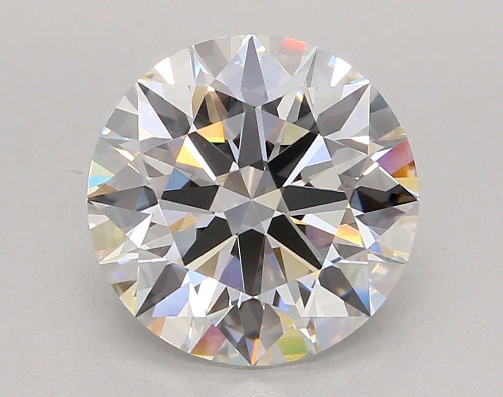 5.05 Carat Round Shaped, Ideal Cut, F Color, VVS2 Clarity, IGI Certified Lab Grown Diamond