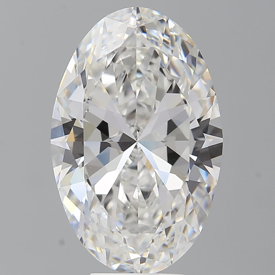 7.01 Carat Oval Shaped, Excellent Cut, E Color, VVS2 Clarity, IGI Certified Lab Grown Diamond